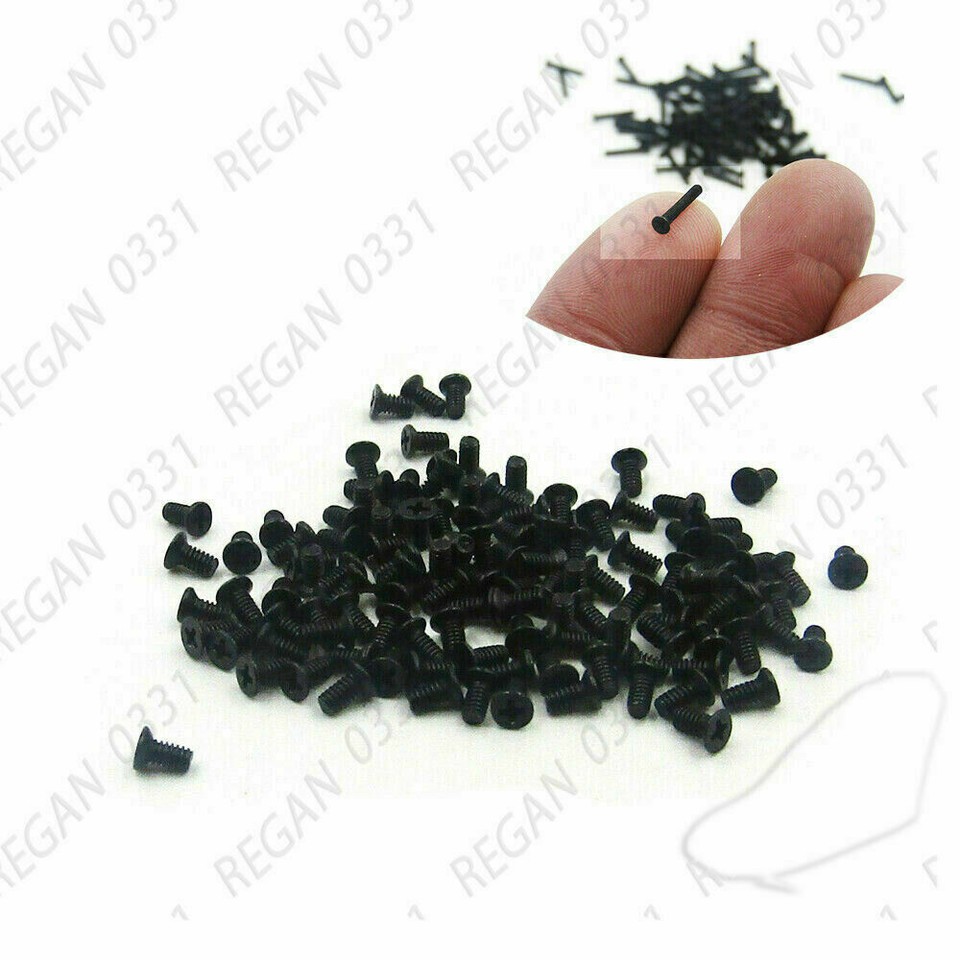 M1 M1.2 M1.4 M1.6 M2 M2.5 M3 Thép Carbon Đen Chữ Thập Phillips Flat Head Countersunk Đầu Vít I.889466159 - Foto 6