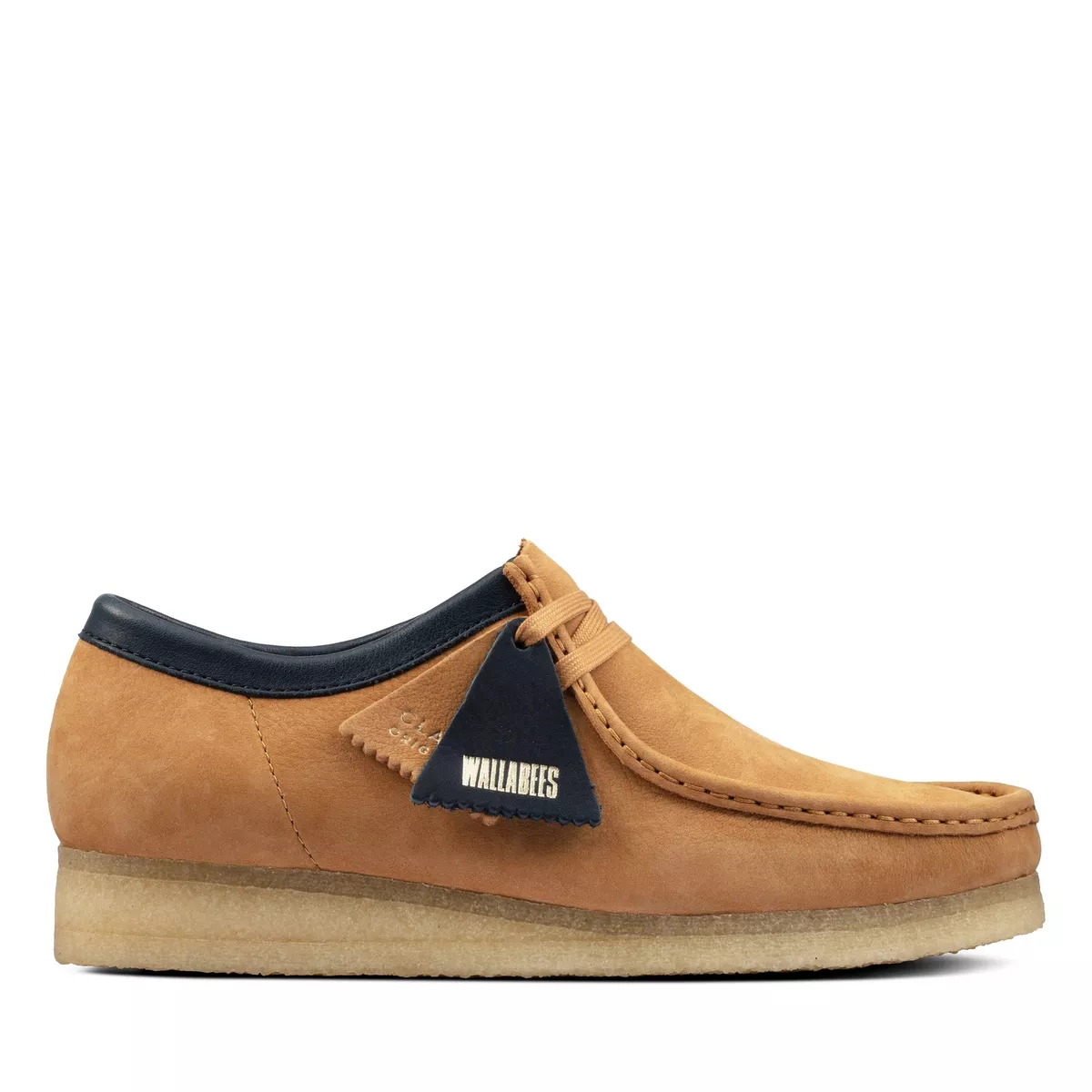 Clarks Originals Mens Wallabee Moccasin Brown Leather Casual Shoes