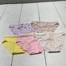 Victoria's Secret Pastel Printed 6 Pack Bikini/Hipster Panties Women's Size M