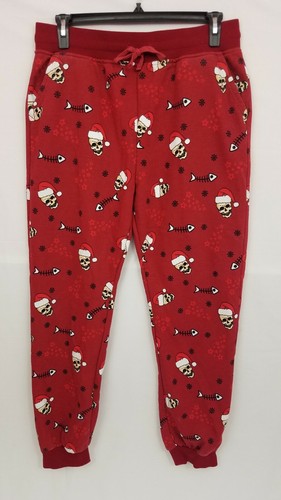 Christmas Sweatpants XL Skulls 