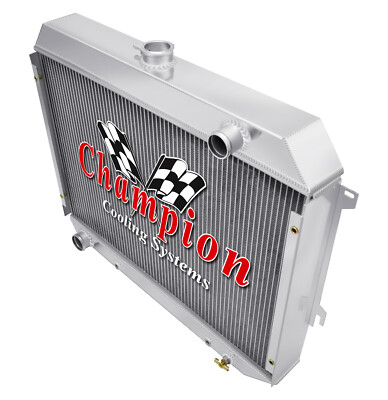 RR Champion 2 Row Radiator 26'' Core for 1970 - 1974 Dodge Challenger Big Block