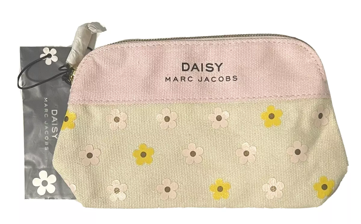 Marc Jacobs Daisy Cosmetic Makeup Bag Beauty Zipper