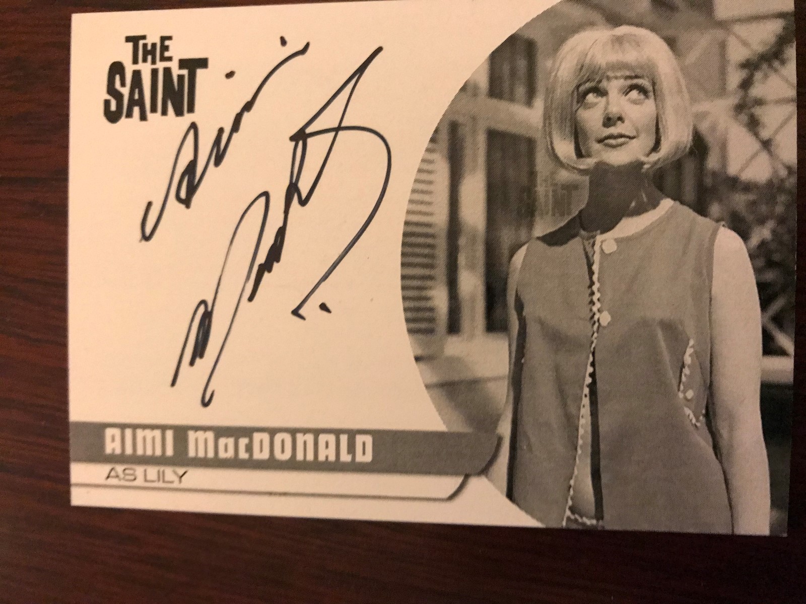 The Saint Series 2 Proof Autograph Card Aimi Macdonald As Lily Am3 Ebay