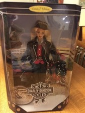 1997 HARLEY-DAVIDSON 1st Edition Mattel Blonde Hair BARBIE Doll MIB, NRFB