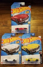 Hot Wheels - 1957 BMW 507 Lot of 3 - White Red - 1st edition / Yellow