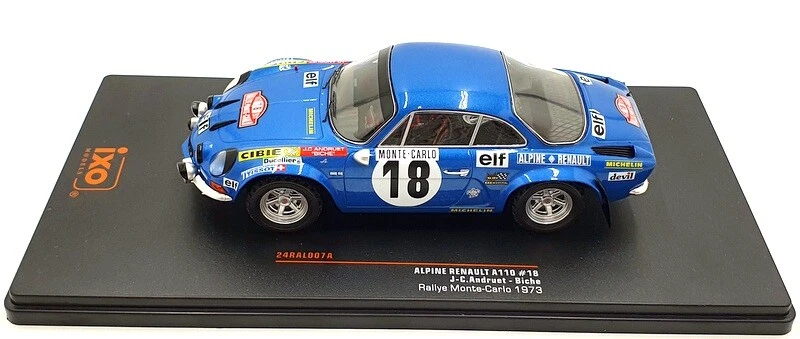 Ixo 1/24 Scale 24RAL007A - Alpine Renault A110 #18 Andruet Rally 1973 - Image 4 of 4