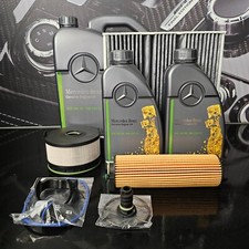 Genuine Mercedes-Benz C118 CLA M654 Oil Pollen & Fuel Filter & Engine Oil ZSER37