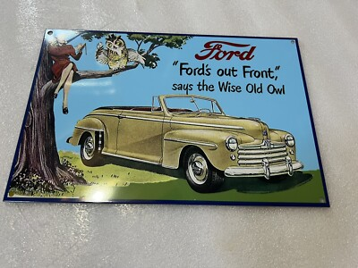 #ad #ad Ford motor car Gasoline MOTOR Gas Vintage Style Steel sign $49.99