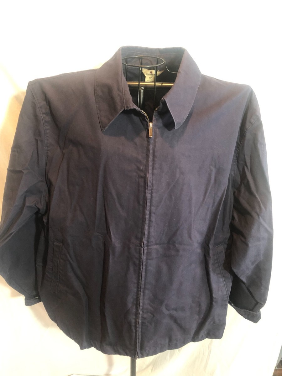 Woolrich Mens 2XL Navy Blue Zip Jacket | eBay