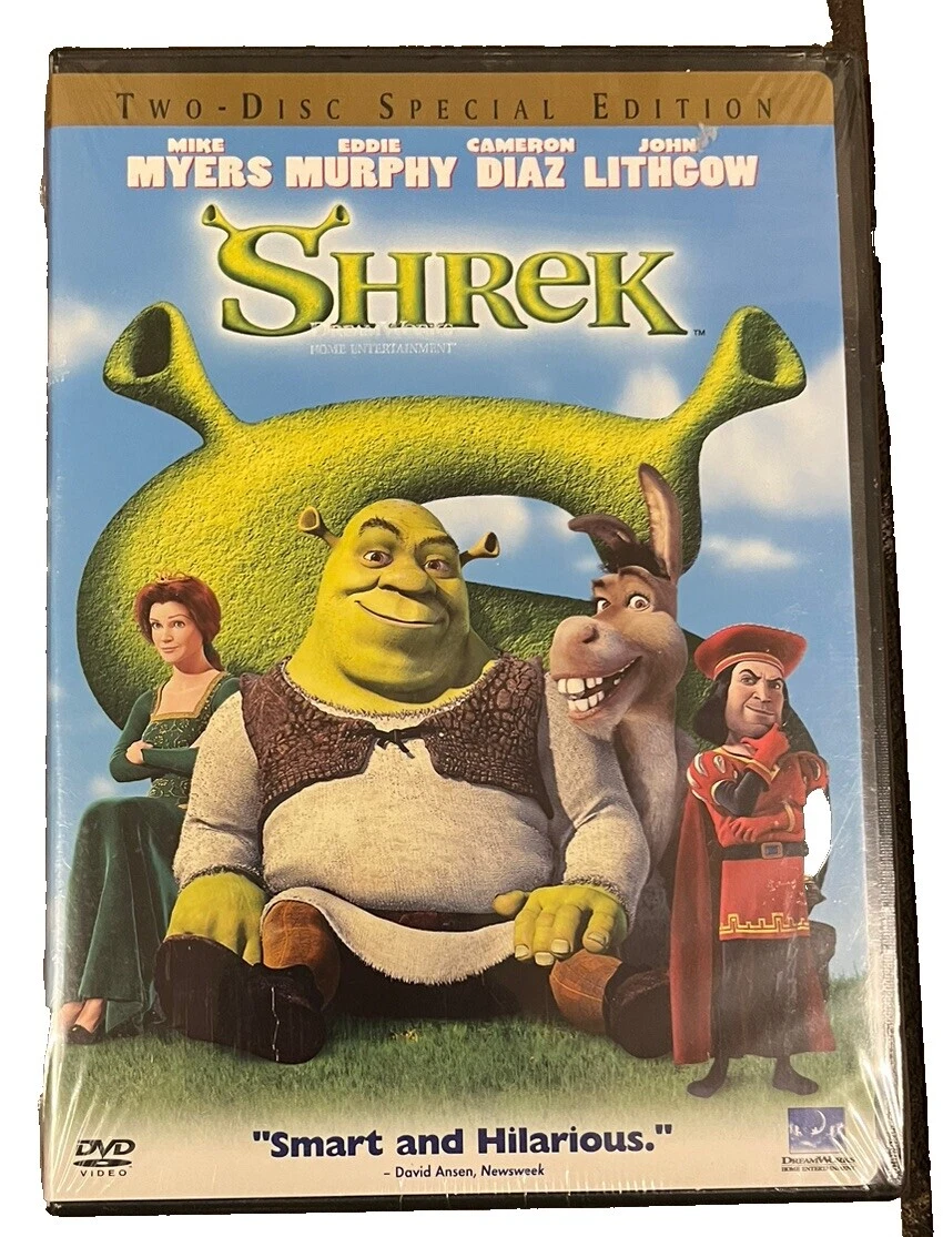 DVD/Blu-ray диски комедия Shrek специальное издание