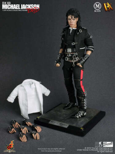 Figurine articulée personnalisée Hottoys HT DX03 1/6 Michael Jackson Bad Version de collection - Photo 1 sur 10