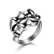 Gothic Beast Claw Skull Ring Stainless Steel Dragon Eagle Claw Ring Biker Punk