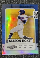 🔥MOOKIE BETTS GOLD 2021 CONTENDERS OPTIC GOLD REFRACTOR #'d /10!🔥DODGERS!