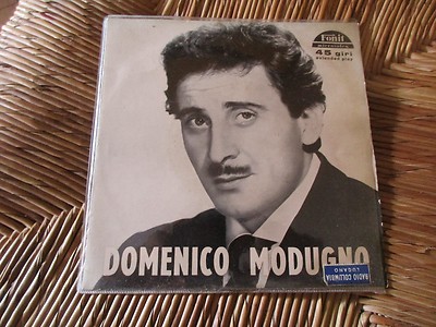 45 Runden EP DOMENICO MODUGNO VECCHIO FRAC MUSETTO SILTO SILTO DOCE DOCE CAVADDU C