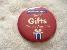 RQ- WALMART.COM SEND GIFTS ONLINE ANYTIME PIN BADGE     #35514