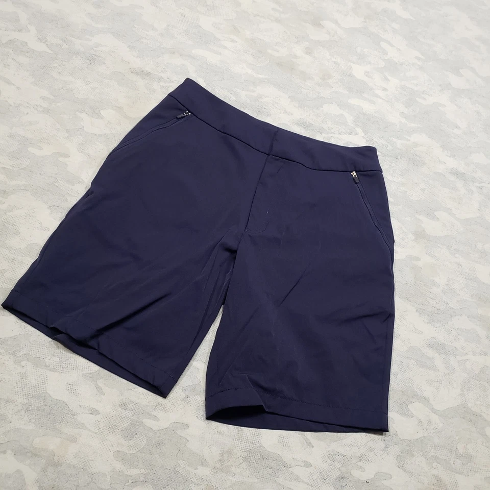 Pantalones Cortos Tommy Bahama Active Mujer Pequeños Azul Elastizados Bermudas Foto 3 de 4