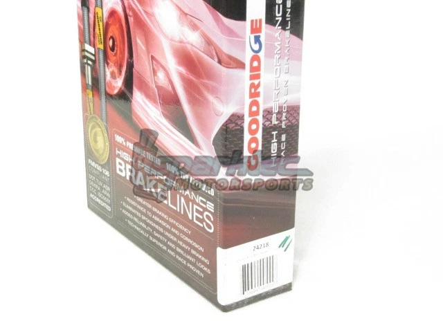 Kit de línea de freno de acero inoxidable Goodridge G-Stop para 08-14 Subaru Impreza WRX STI Foto 3 de 4