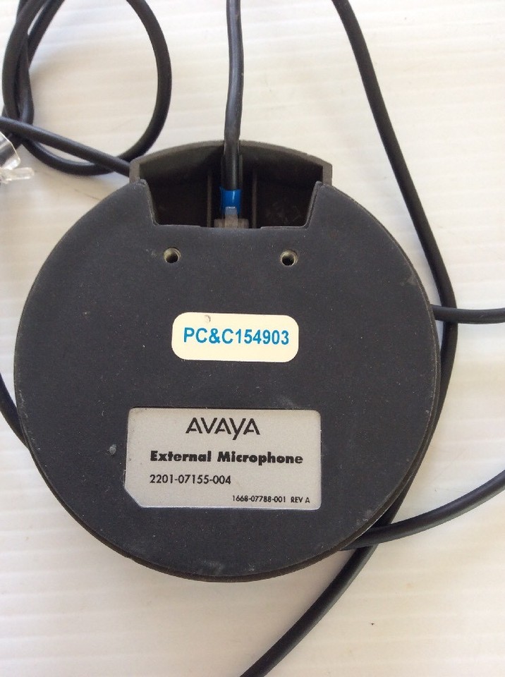 Avaya External Microphone 2201-07155-0074 w/ cable | eBay