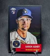 Aaron Ashby Rookie RC 2022 Topps Chrome Platinum Anniversary Card #378 Brewers
