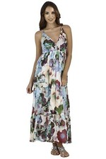 Robe Pistache En Coton Croisée Robes D'été D828 Violet
