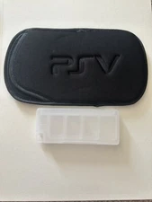 PSVita Case + Game Carrier / Holds 8 Games / Fabric Case / Plastic Case