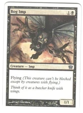 Magic_the_gathering 9th Edition Bog Imp #116 MTG,LP Common