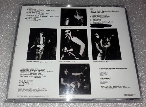 MERCYFUL FATE Nuns Have No Fun + live concert Denmark 1981 ( 7 bonus tracks ) - Picture 2 of 2
