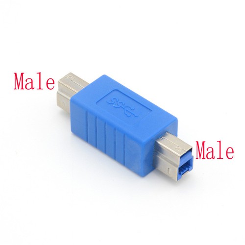 Superspeed USB 3.0 Type B Male to 3.0 Type B Male Converter Adapter - Picture 2 of 2