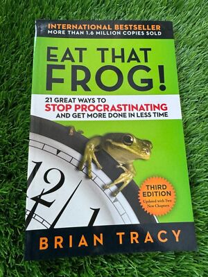 Eat That Frog von Brian Tracy Hör auf zu zögern und mehr zu erledigen Englisches Buch