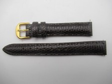 14MM Genuine Lizard Brown Ladies Watch Band