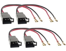 4 St&uuml;ck Lautsprecheradapter Stecker Kabel f&uuml;r Dacia Opel Renault Seat Skoda VW