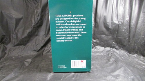 "Nuevo en caja con adorno grande de vidrio para el hogar de Santa pintado a mano K-Mart 10" - Imagen 11 de 12