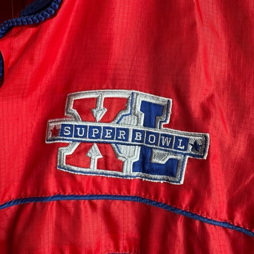 VTG NFL Super Bowl G-111 Jacket XL Red Blue Zip Up Windbreaker Detroit 2006 - Picture 3 of 14