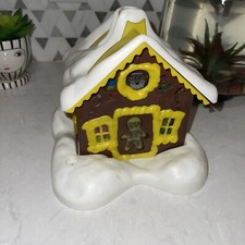 Vtg Christmas Light Up Gingerbread House Regency Industries Inc. No Light