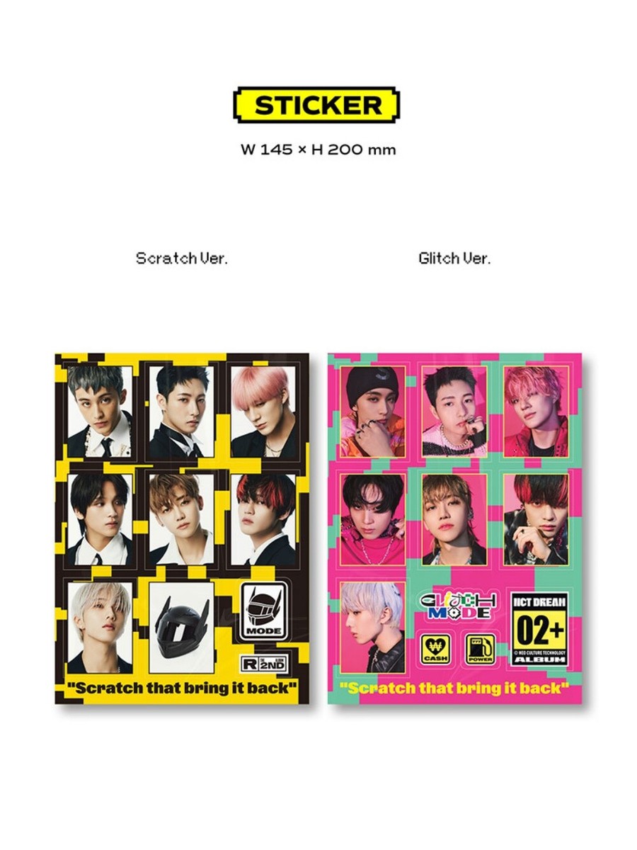 K-POP NCT DREAM 2nd Album Glitch Mode CD+Book+3p Card+Sticker+