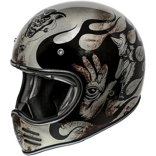 CASCO HELMET INTEGRALE VINTAGE CROSS MX BD TITANIUM PREMIER SIZE M | eBay