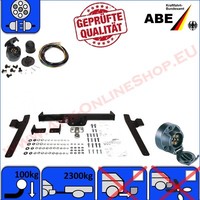 AHK ES7 FüR Nissan Interstar 1998-2010 Pritsche Fahrgestell AnhäNgerkupplung