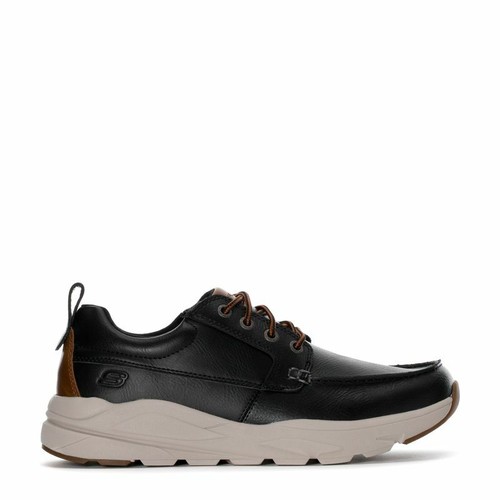 SKECHERS VERRADO EDRIC LOW TRAINERS SPORT SNEAKERS MEN SHOES BLACK SIZE 10 NEW - Picture 3 of 5