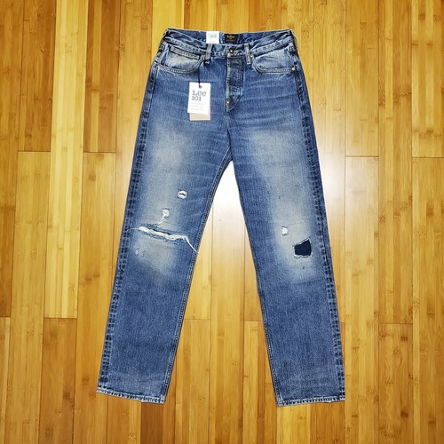 Lee 101 B The Original Cowboy Selvedge Distressed Patches Jeans Size 30x32  | eBay