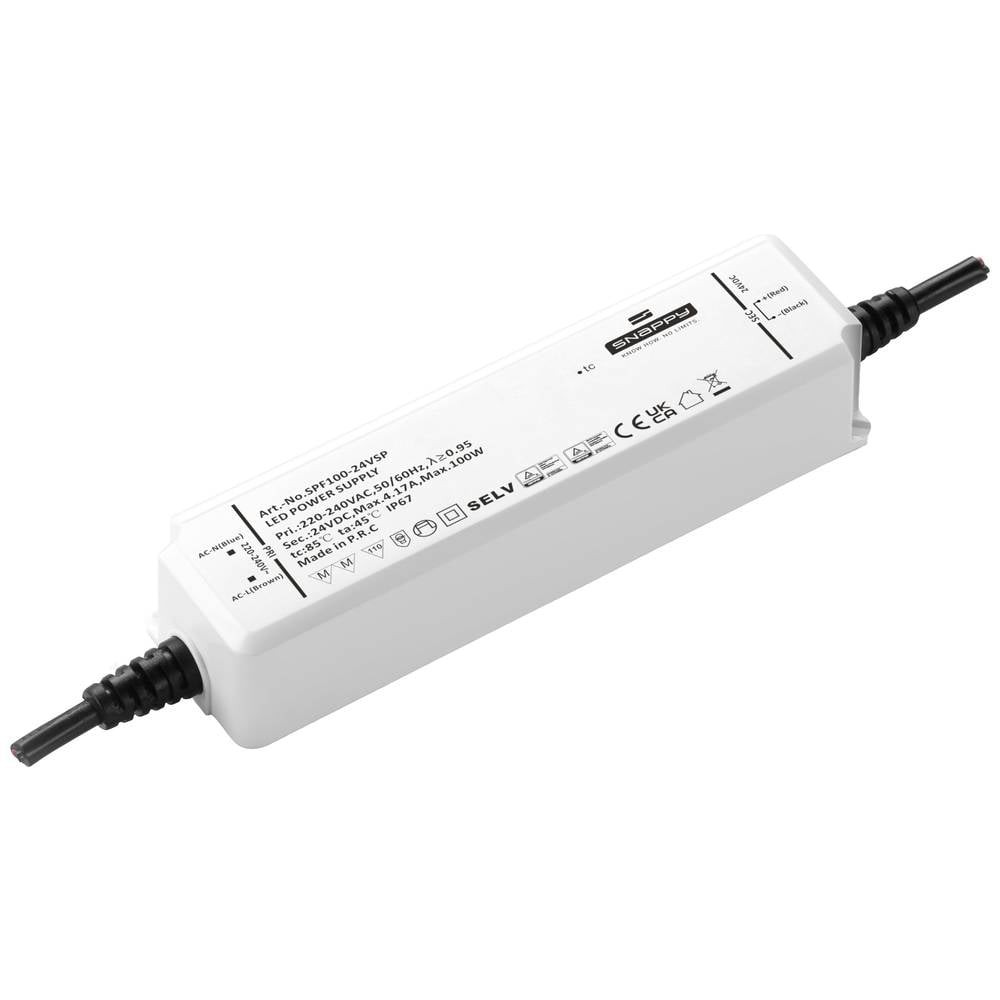 Transformateur LED 12V contre sifflement et clignotement Dehner SPF 100-12VSP alimentation 100W