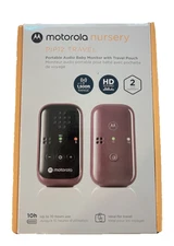 Motorola PIP12 Travel Audio Baby Monitor Portable Rechargeable Batteries Nursery