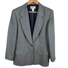 Pendleton Women Size 14 Blazer 100 Wool Career Business Casual Lined Coat