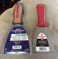 Marshalltown MSK882D 4” DuraSoft Flex Joint + Red Devil 4830 3” Spackle Knife’s