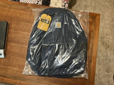 New NIB Carhartt Backpack Blue Canvas Rain Defender CBO412 Fast Ship