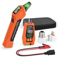Circuit Breaker Finder Kit with GFCI Outlet Tester for 90-135V AC Orange