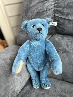 最終価格　Steiff Teddy Bear blue STEIFF Lavender Blue Bear 1998 LIMITED EDITION with TAG in