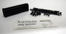 Accurail HO Undeocrated 40' Box Car kit #4000 unbuilt 1960s