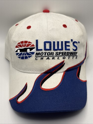 #ad #ad Vintage Lowes Motor Speedway Charlotte Flames Racing Hat “Beast Of The Southeast $19.99