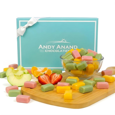 Sugar Free & Gluten Free Fruit Taffy Toffees - Trio of Strawberry, Orange & Lemo