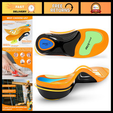High Arch Support Insoles for Plantar Fasciitis Relief, Heavy Duty Shoe Inserts,
